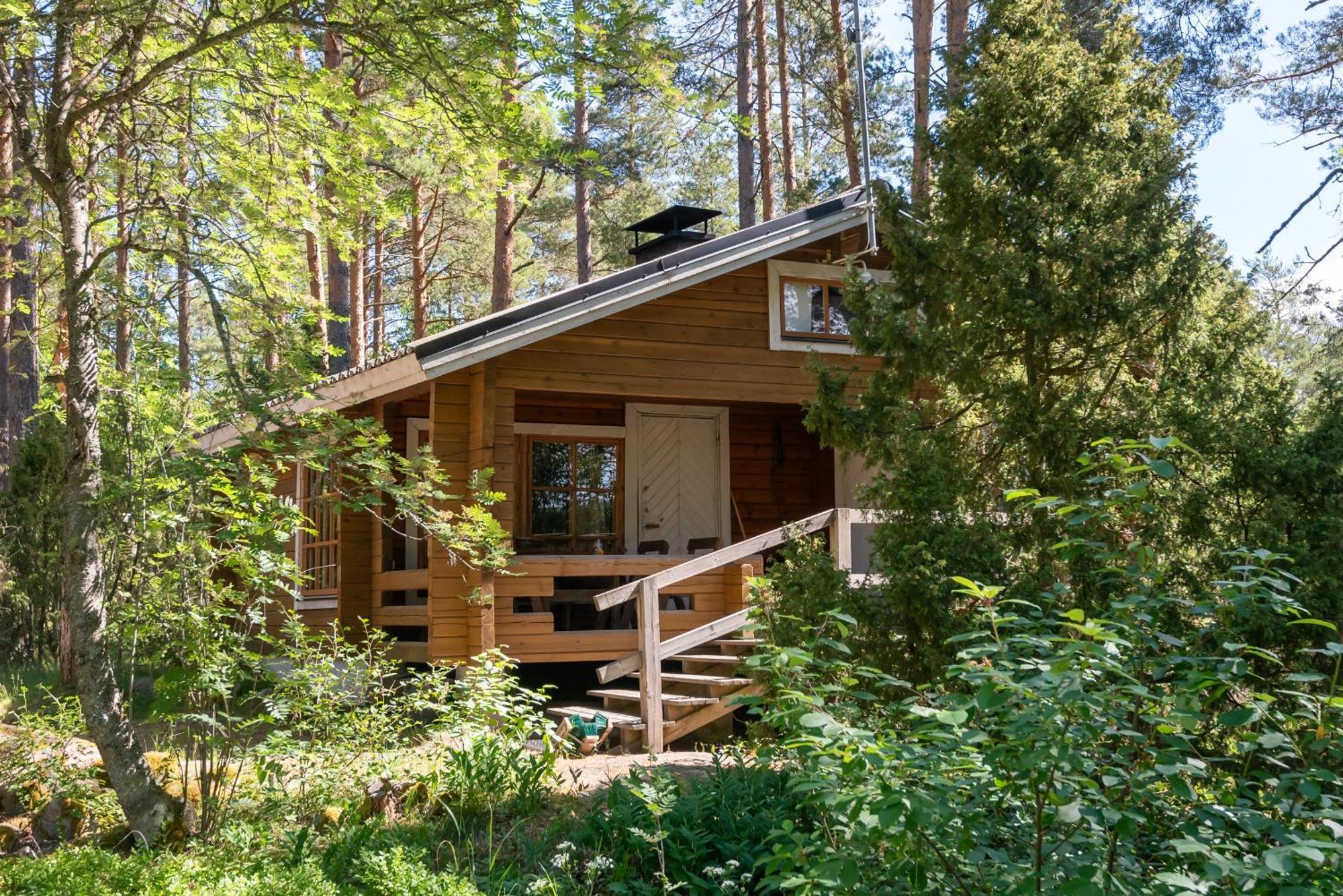 Pinetree Cottages Cozy Log Cabin Kalanti Экстерьер фото